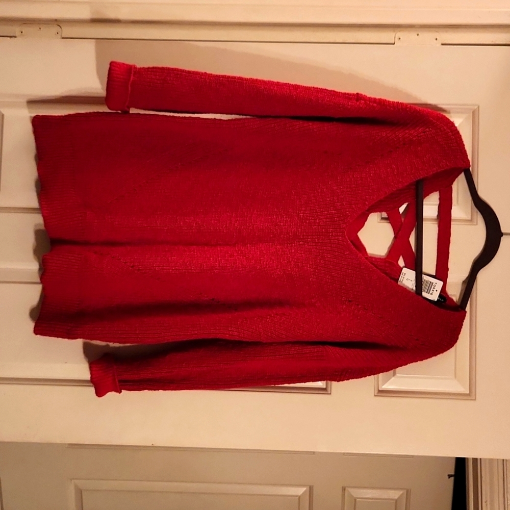 Sexy red sweater